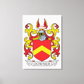Downer Family Crest Canvas Print