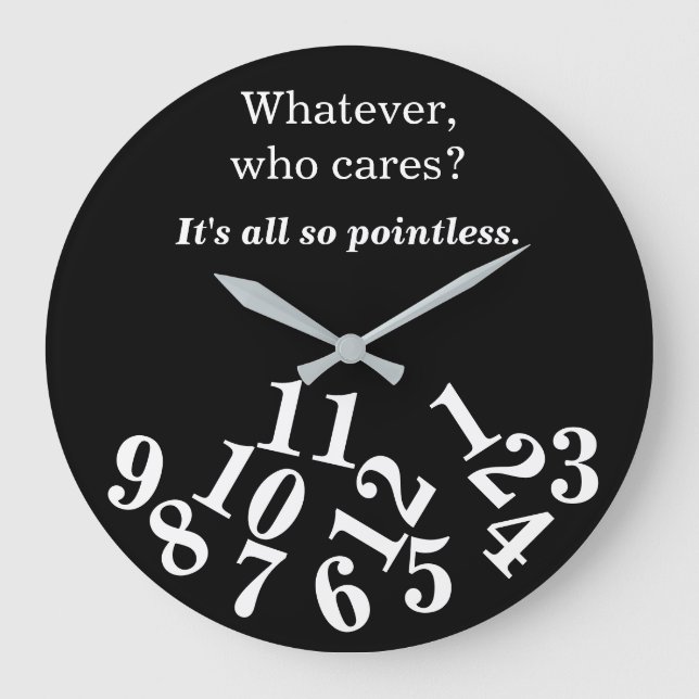Downer, It's all so pointless Clock 2 (Front)