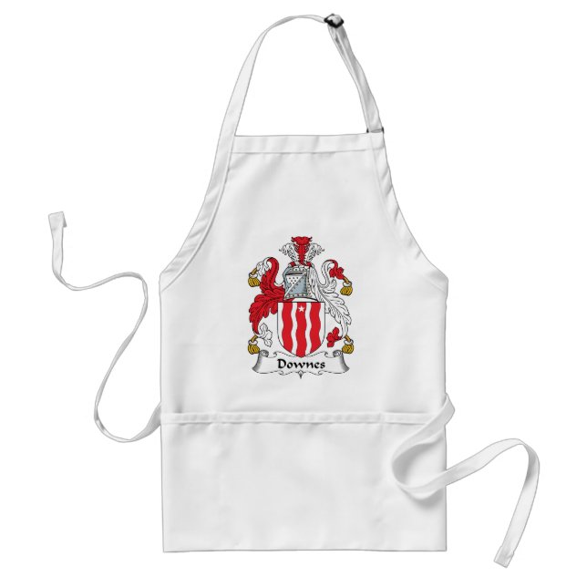 Downes Family Crest Standard Apron (Front)