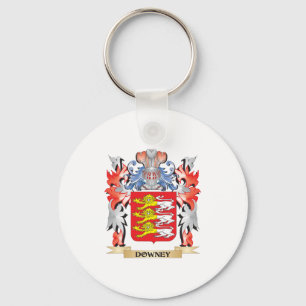 Downey Coat of Arms - Family Crest Key Ring