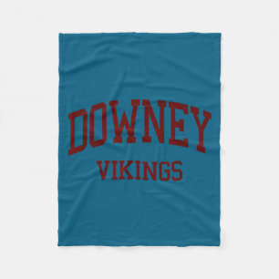 Downey High School Hs Ca Design Fleece Blanket