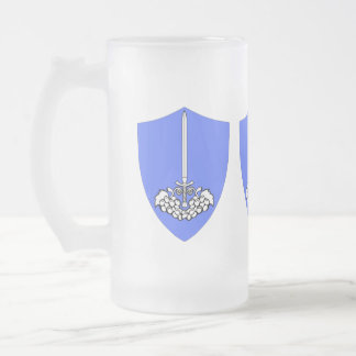 Downhall Flag - Frosted Glass Mug