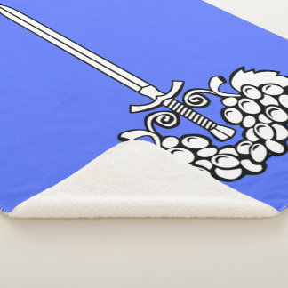 Downhall Flag - Small Sherpa Blanket
