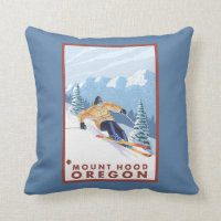 Downhhill Snow Skier - Mount Hood, Oregon