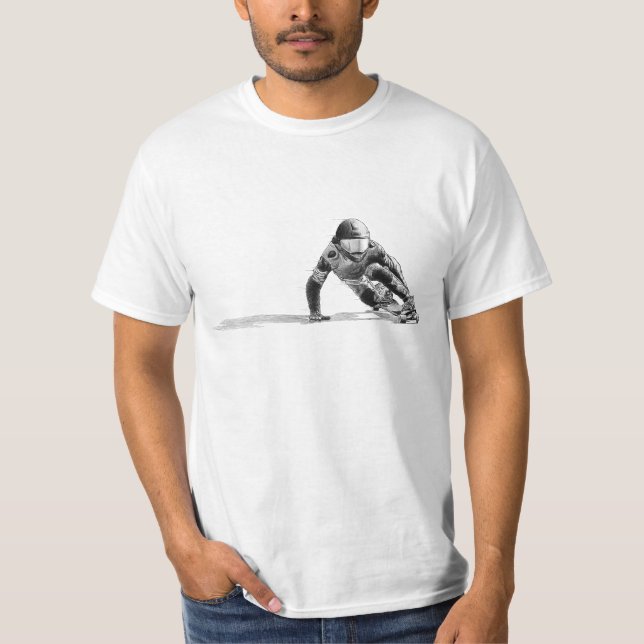 Downhiill drawing T-Shirt (Front)