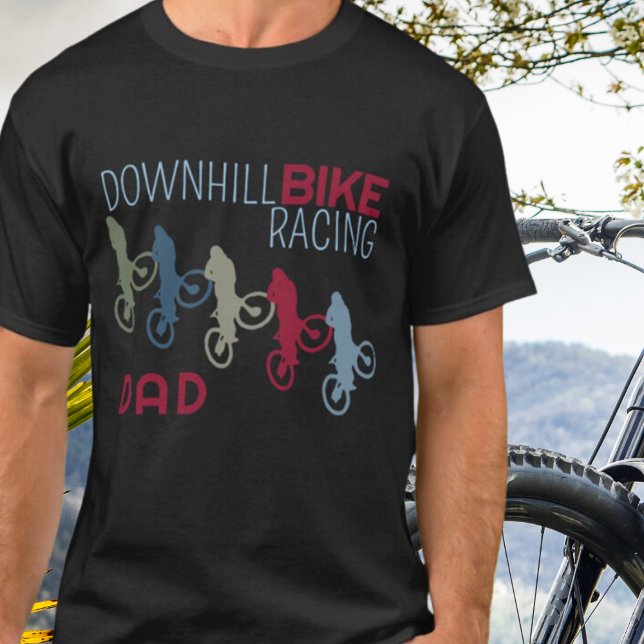 Downhill Bike Racing Dad T-Shirt (Creator Uploaded)