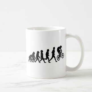 Downhill evolution coffee mug