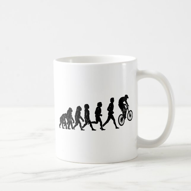 Downhill evolution coffee mug (Right)
