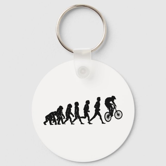 Downhill evolution key ring (Front)