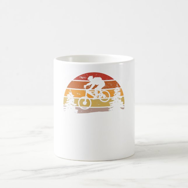 Downhill Mountain Biker ET MTB Funny Gift Coffee Mug (Center)