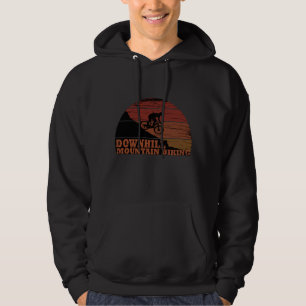 Downhill mountain biking vintage hoodie