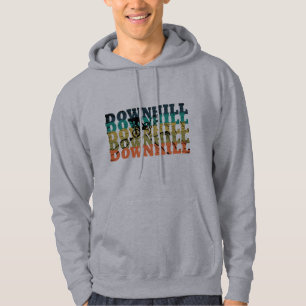 Downhill mountain biking vintage hoodie