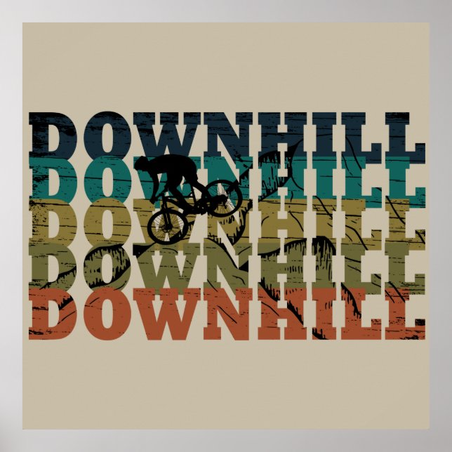 Downhill MTB Poster (Front)
