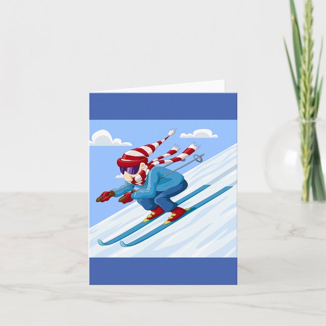 Downhill Skier Card (Creator Uploaded)