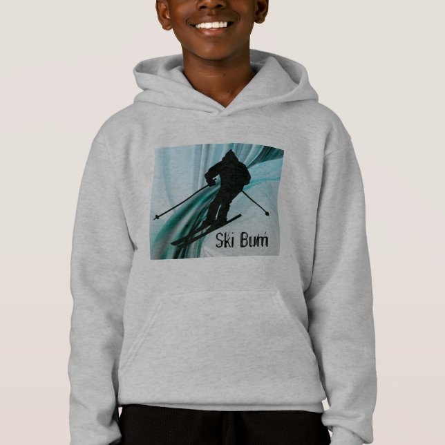 Downhill Skier on Icy Ribbons (Front)