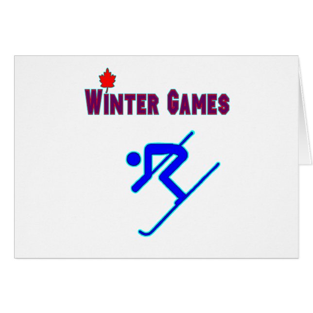 Downhill Skiing (Front Horizontal)