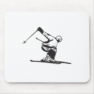 Downhill Skiing Skier  Mouse Pad