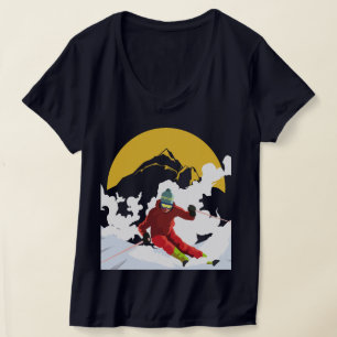 Downhill Skiing T-Shirt