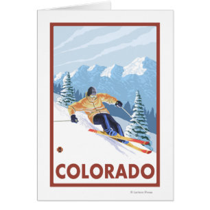 Downhill Snow SkierColorado