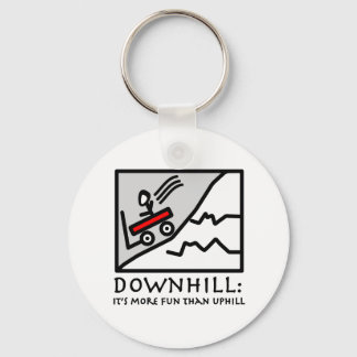 Downhill Thrill Wagon Key Ring
