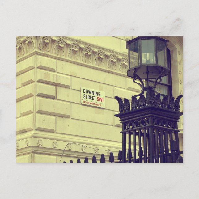 Downing Street Postcard (Front)