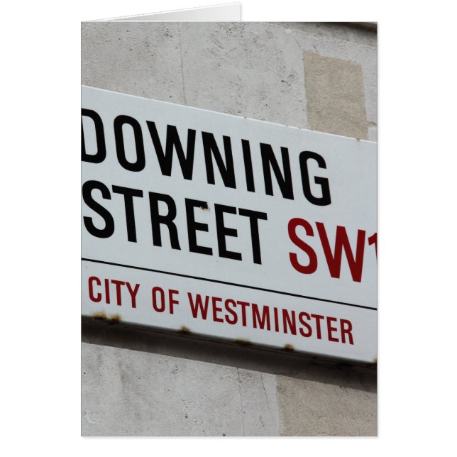 Downing Street Sign (Front)