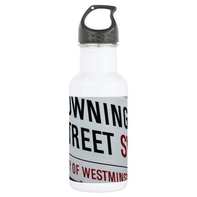 Downing Street Sign 532 Ml Water Bottle (Front)