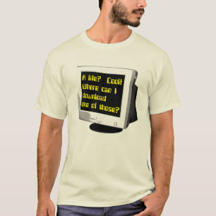Download A Life Funny T-Shirt Computer Humour