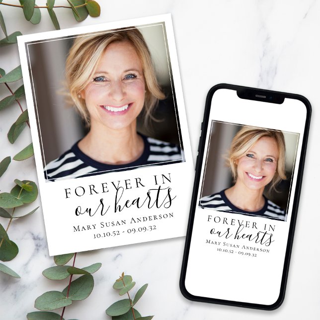 [Download Available] Photo Funeral Prayer Card (Creator Uploaded)