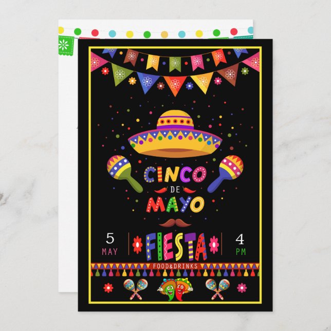 Download Choice Cinco de Mayo Invitation (Front/Back)
