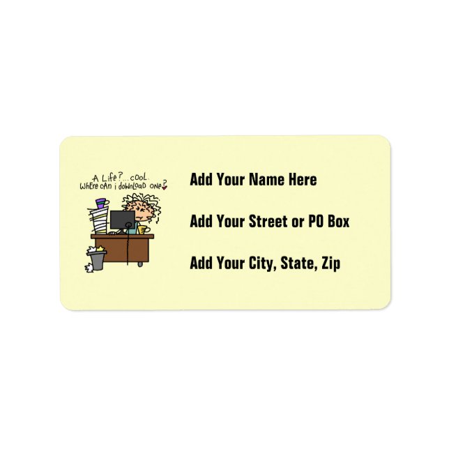 Download Life Humour Label (Front)