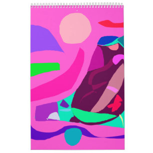 Download Sun Excessive Pink Eggplant Water Calendar