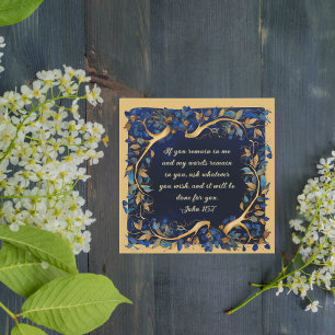 Downloadable Customisable Bible Verse Tree Branch  Holiday Card