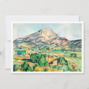 Downloadable Mont Sainte-Victoire by Paul Cézanne Invitation