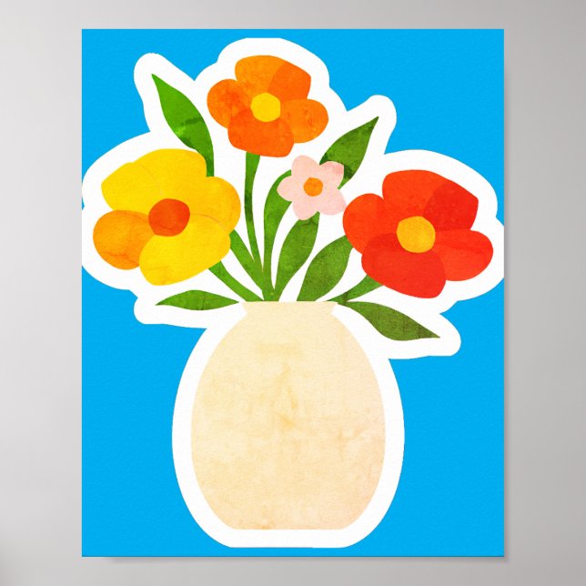 Downloadable Vintage Floral Wall art (Front)