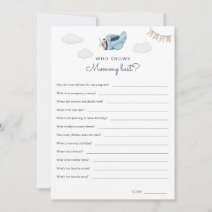 Downloadable Who Knows Mummy Best Game Card