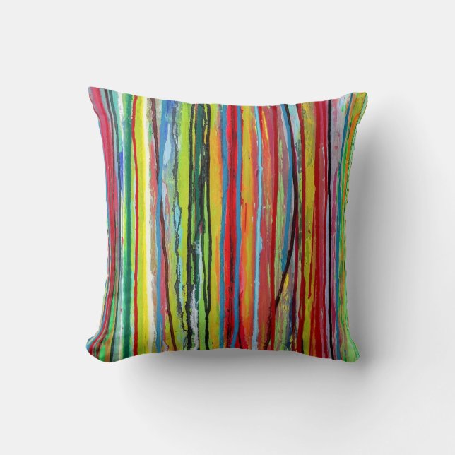 Downpour 16 x 16 Poly Throw Pillow (Front)