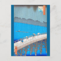 Downpour by Hiroshige