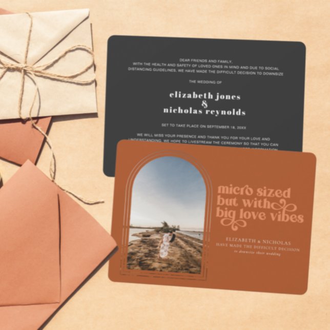 Downsized Micro Wedding Photo Announcement (Creator Uploaded)