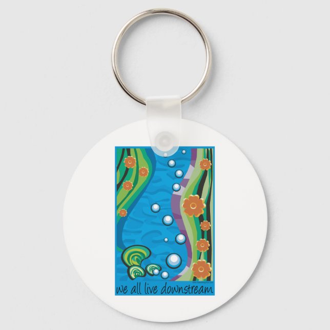 Downstream Key Ring (Front)