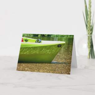 Downstream with Boat Card