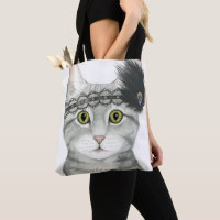 Downton Cat | Bejeweled With Lace