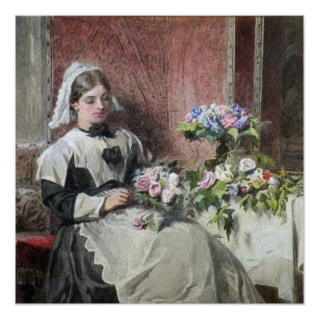 Downton Charm Vintage Still Life Poster (Front)