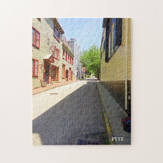 Downtown Alley Jigsaw Puzzle (Vertical)