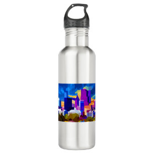 Downtown Atlanta Georgia Skyline at Sunset 710 Ml Water Bottle