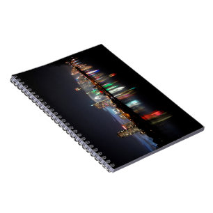 Downtown Austin Texas Night Skyline 2 Spiral Notebook