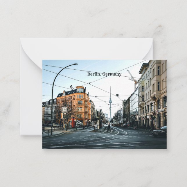 Downtown Berlin, Germany photograph Card (Front)