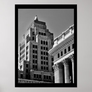 Downtown Buildings Poster