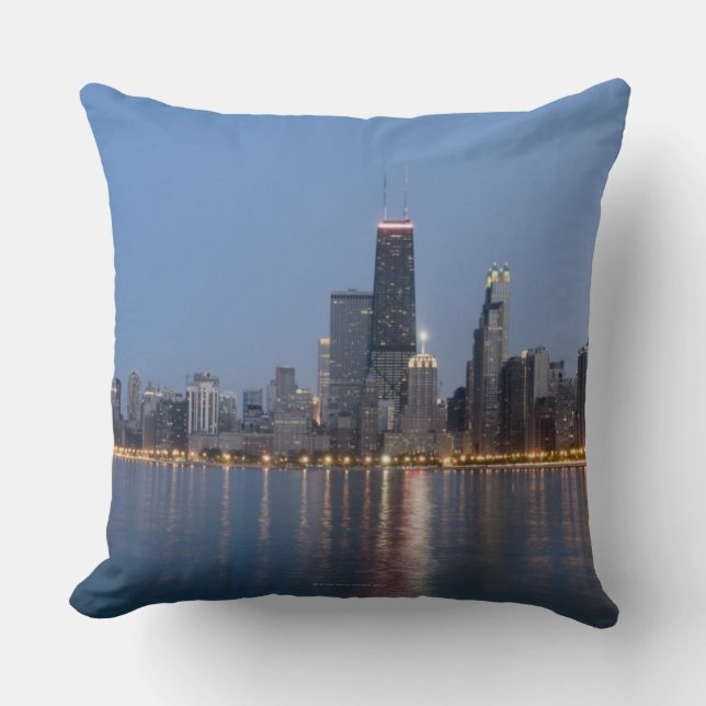Downtown Chicago Skyline Cushion (Front)