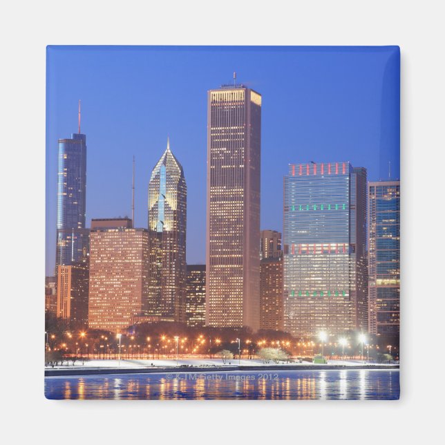 Downtown Chicago with skyscrapers including Magnet (Front)